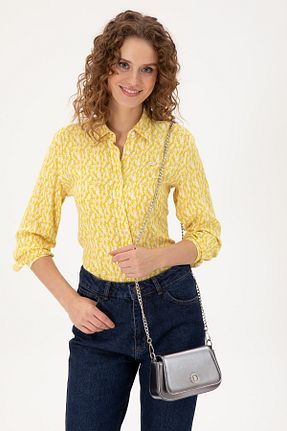 کیف دوشی طوسی زنانه چرم مصنوعی U.S. Polo Assn. - کد 869528772