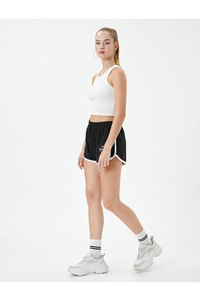 شلوارک و برمودا مشکی زنانه Straight Koton - کد 796404183