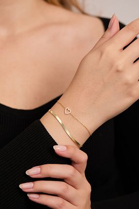 دستبند نقره زنانه 925 عیار Elika Silver - کد 869471602