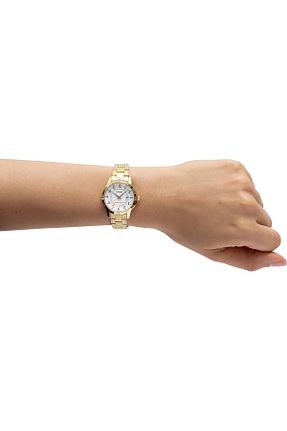 ساعت مچی طلائی زنانه استل (فولاد) Casio - کد 2078457