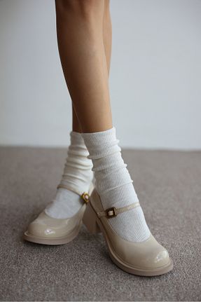کفش لوفر نباتی زنانه چرم مصنوعی selinshoes - کد 869940758