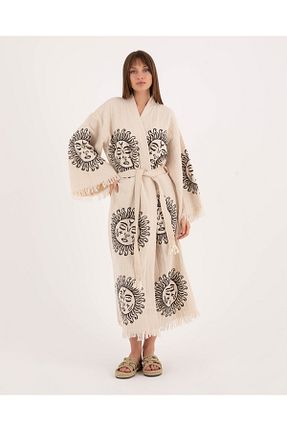 کیمونو و کافتان نباتی زنانه %100 پنبه Befera Design - کد 869608793