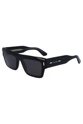 عینک آفتابی مشکی زنانه UV400 Calvin Klein - کد 735330624
