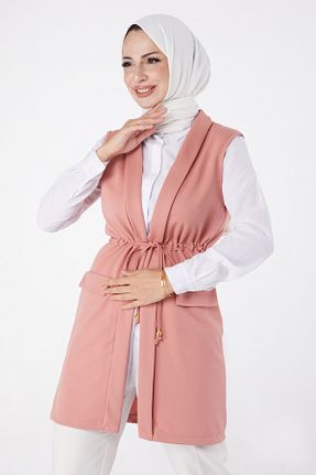 پلیور صورتی زنانه ساده TOFİSA - کد 869591173