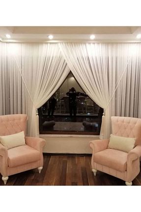 پرده توری سفید ریل دار CEYLANLAR - کد 831835662