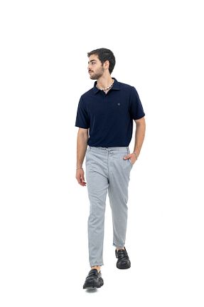 شلوار طوسی مردانه کتان EXSPORT - کد 869069648
