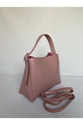 کیف دوشی صورتی زنانه چرم مصنوعی melecco - کد 869651642