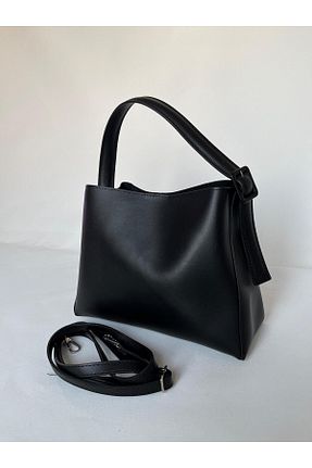 کیف دوشی مشکی زنانه چرم مصنوعی melecco - کد 869651636