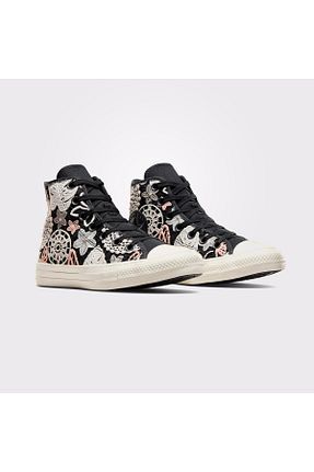 کفش اسنیکر مشکی زنانه بند دار Converse - کد 869657295