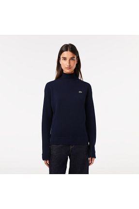 پلیور سرمه ای زنانه ساده Lacoste - کد 793741358