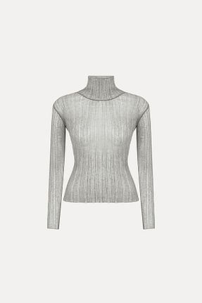 بلوز طوسی زنانه رگولار VATKALI - کد 869325616