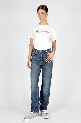 شلوار جین آبی زنانه پاچه لوله تفنگی Lee Cooper - کد 870037229