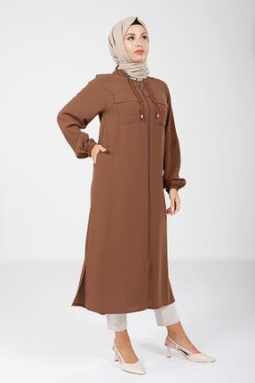 رویه حجاب طوسی زنانه Relaxed Beyza - کد 869684592