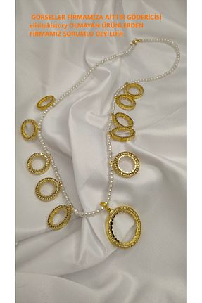 گردنبند جواهر طلائی زنانه روکش طلا elisitakistory - کد 822300091