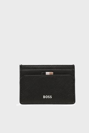 کیف پول مشکی مردانه سایز متوسط Hugo Boss - کد 756787512