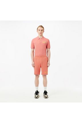 شلوارک و برمودا قرمز مردانه رگولار Lacoste - کد 827721061