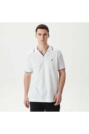 پولوشرت سفید مردانه %100 پنبه Nautica - کد 824359250
