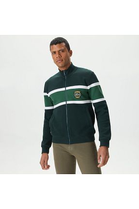 سوئیشرت سبز مردانه ساده Lacoste - کد 826063530