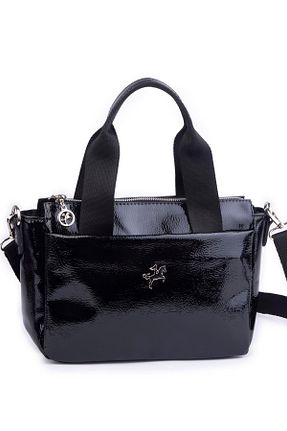 کیف پستچی مشکی زنانه چرم مصنوعی Nas Bag - کد 830589156