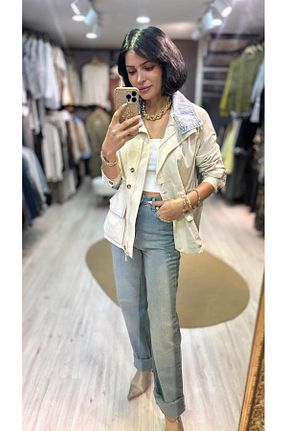 ترنچکت طوسی زنانه آستر دار UCGROUPP - کد 869709694
