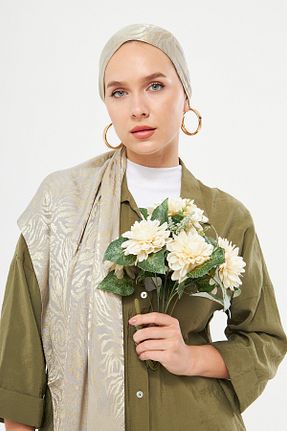 شال طلائی زنانه Scarf - کد 869709171