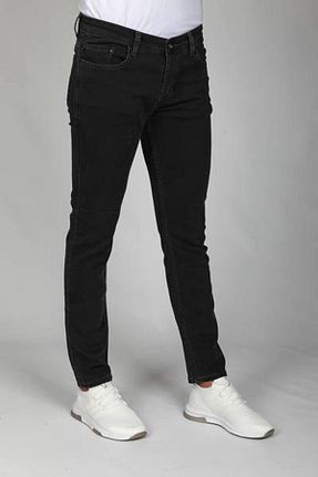 شلوار جین طوسی مردانه پاچه تنگ CLASSİCS MEN - کد 869735586
