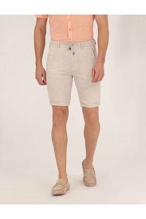 شلوارک و برمودا بژ مردانه اسلیم فیت Pierre Cardin - کد 839616302