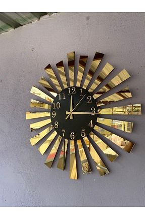 ساعت دیواری طلائی 50 * 50 AA Shop - کد 470573800