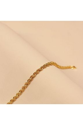 دستبند طلا زرد زنانه 14 عیار TAHAN MÜCEVHERAT - کد 870122126