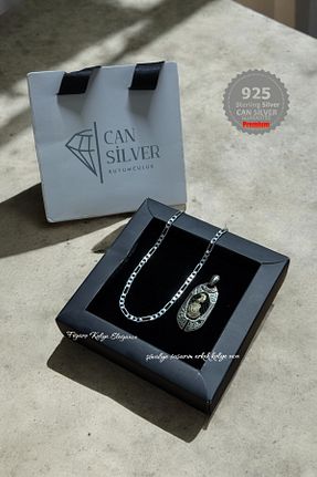 گردنبند نقره مردانه 925 عیار CAN SİLVER - کد 869756554