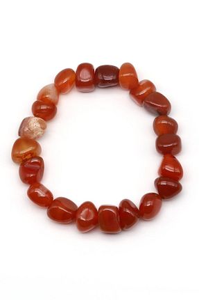 دستبند جواهر زرد زنانه سنگ طبیعی Alina Jewelry - کد 865569369