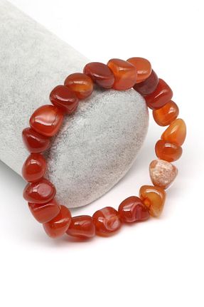 دستبند جواهر زرد زنانه سنگ طبیعی Alina Jewelry - کد 865569369