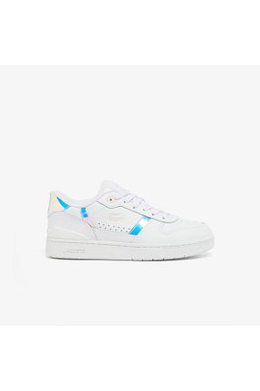کفش اسنیکر سفید زنانه بند دار Lacoste - کد 869766277