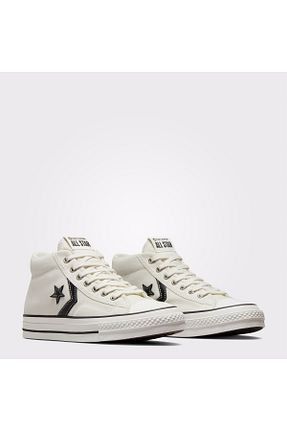 کفش اسنیکر بژ زنانه بند دار Converse - کد 869761263