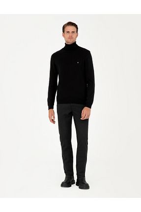 شلوار قهوه ای مردانه پارچه Pierre Cardin - کد 856654715