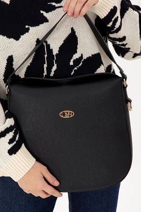 کیف دوشی مشکی زنانه چرم مصنوعی U.S. Polo Assn. - کد 869803849