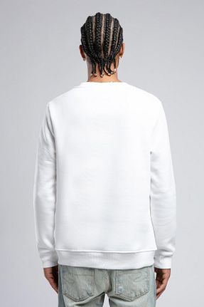 سوئیشرت سفید مردانه ساده Lee Cooper - کد 869808254