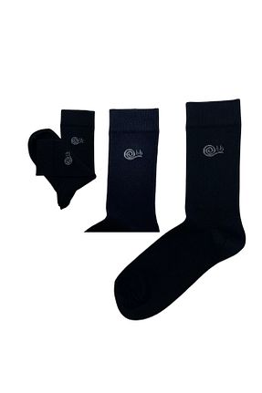 جوراب مشکی زنانه پنبه - الاستین babbelt - کد 869825043