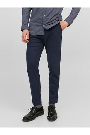 شلوار سرمه ای مردانه مخلوط پلی استر Jack & Jones - کد 773626038