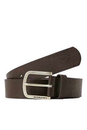 کمربند قهوه ای مردانه پلی اورتان Jack & Jones - کد 2535034