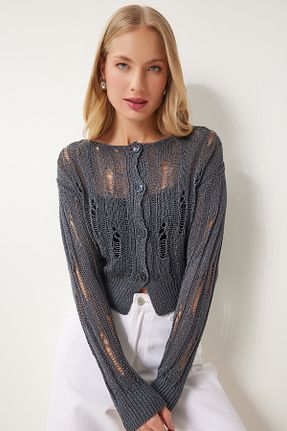 رویه طوسی زنانه اکریلیک Happiness İstanbul - کد 869294702