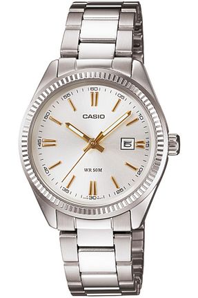 ساعت مچی سفید زنانه آبکاری یونی Casio - کد 1944040