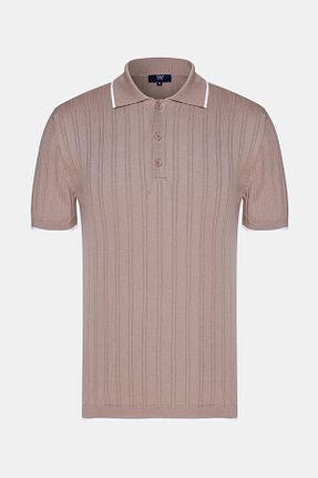 پلیور بژ مردانه ساده W Collection - کد 806376300