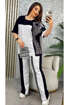ست گرمکن سایز بزرگ مشکی زنانه سایز بزرگ Kokostrendi - کد 747806495