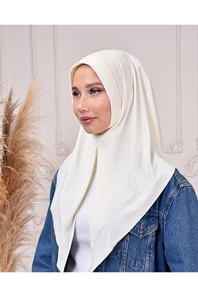 شال سفید زنانه پلی استر Moda Sevda - کد 869820517
