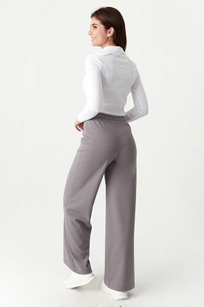 شلوار طوسی زنانه پارچه Select Moda - کد 869832921