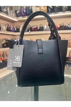 کیف دوشی مشکی زنانه چرم مصنوعی KRISTE BELL - کد 869836452