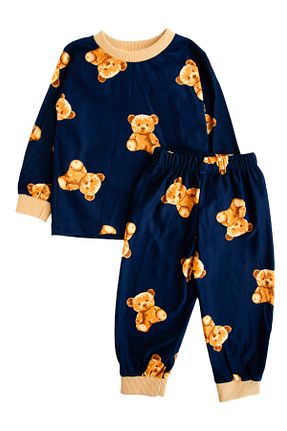ست نوزادی سرمه ای بچه گانه پنبه ای Oz Baby - کد 870298686