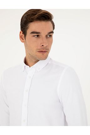 پیراهن سفید مردانه اسلیم فیت Pierre Cardin - کد 834881172