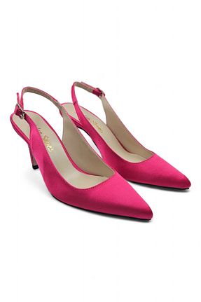 کفش استایلیتو صورتی پاشنه نازک Melen Shoes - کد 817844468